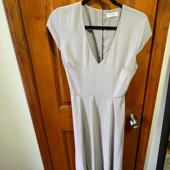 Aritzia Babaton Hamptons V-Neck Dress - Picture 4 of 6